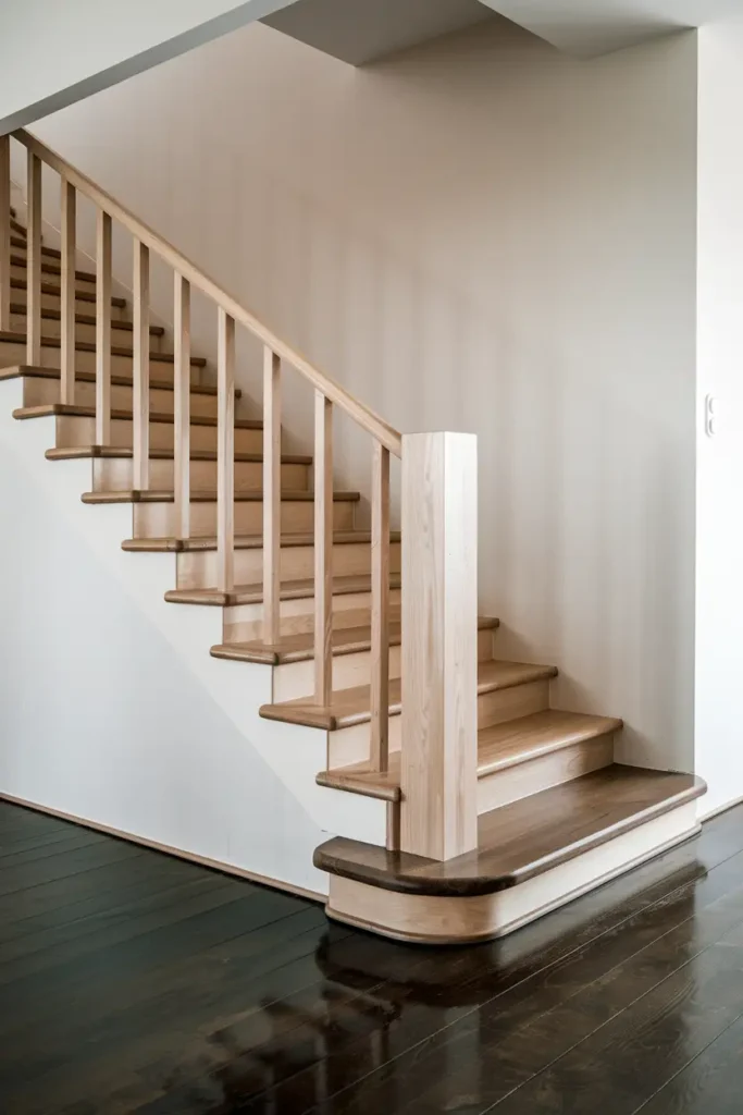 Scandinavian Birch Wood Railing