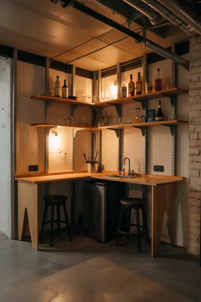 Simple Bar Corner Setup