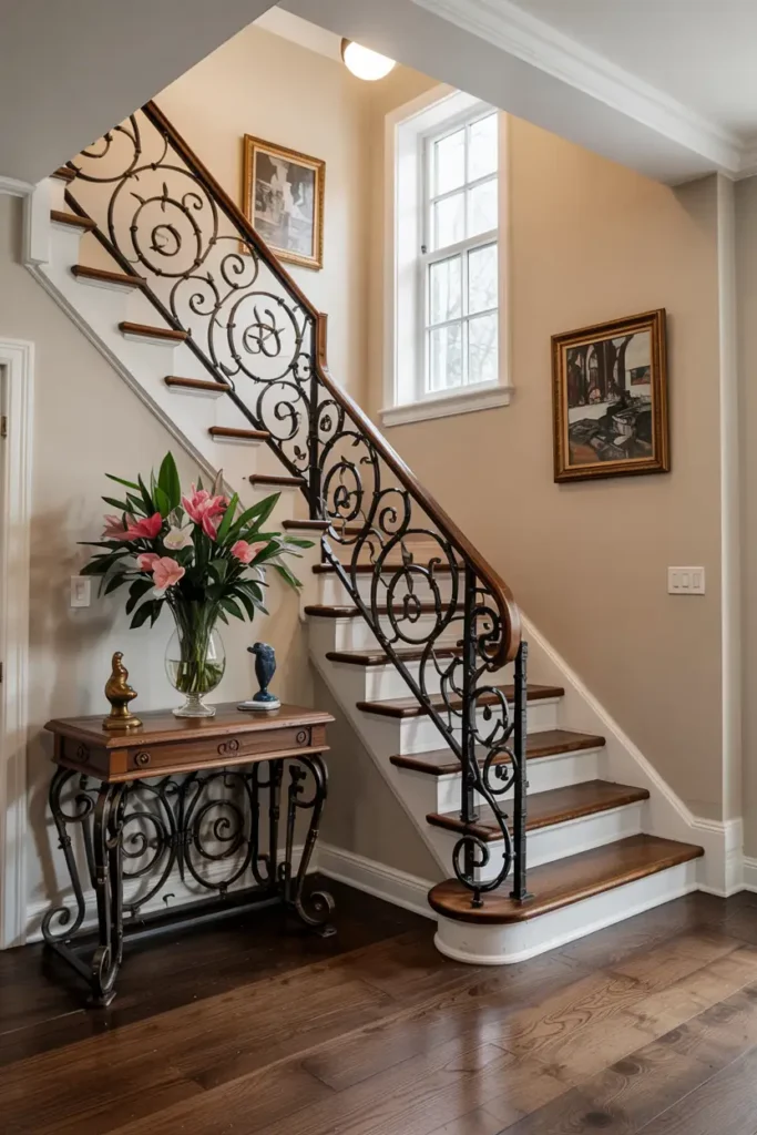 Traditional Wrought Iron Swirl Design