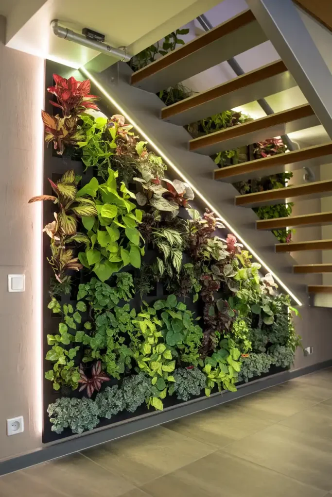Vertical Garden Wall with LED Backlight 1