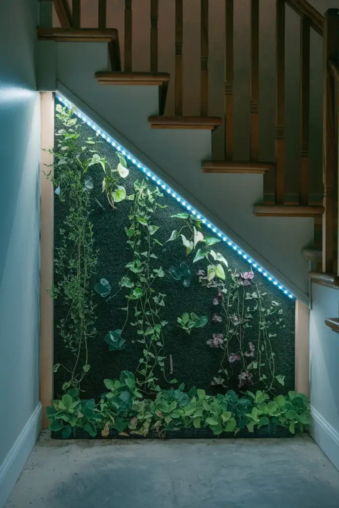Vertical Garden Wall with LED Backlight