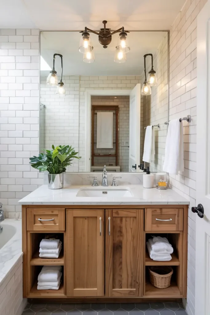 Vertical Mirrors to Expand Space