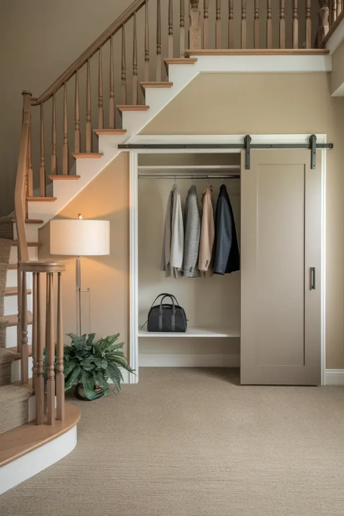 Walk In Micro Closet with Sliding Door 1