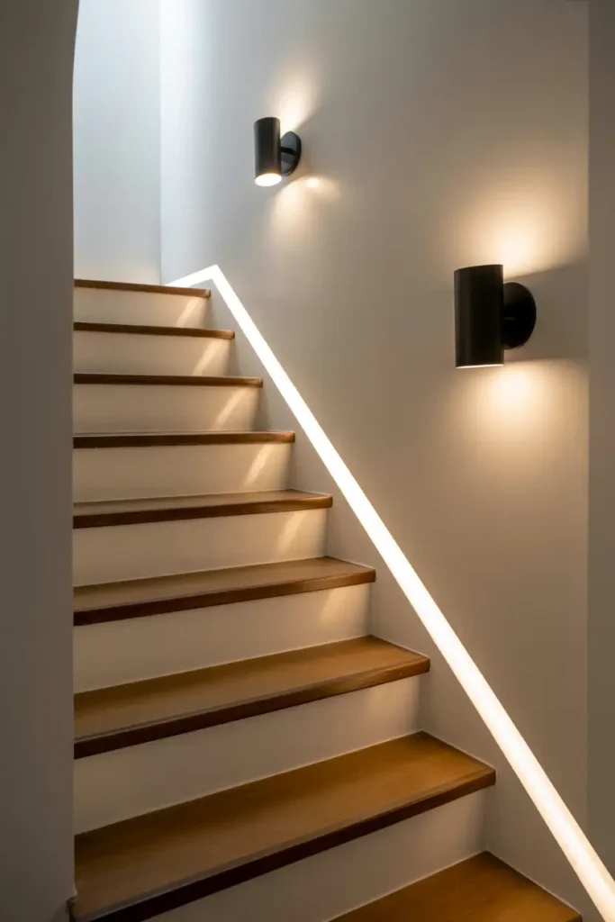 Wall Sconces or LED Strip Lighting