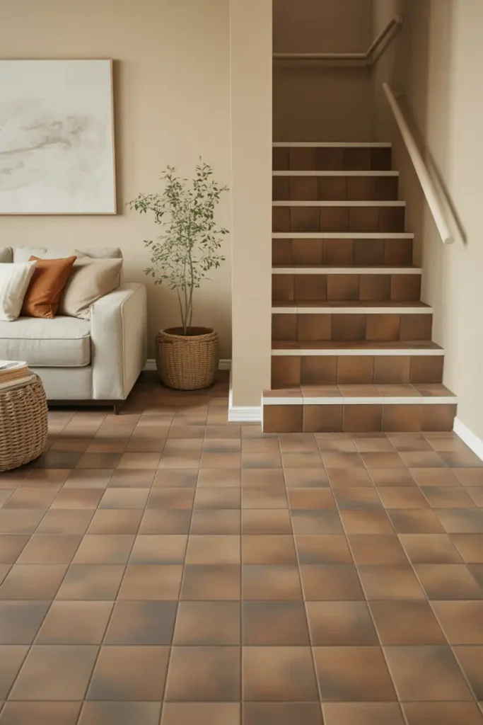 Warm Tone Matte Tiles