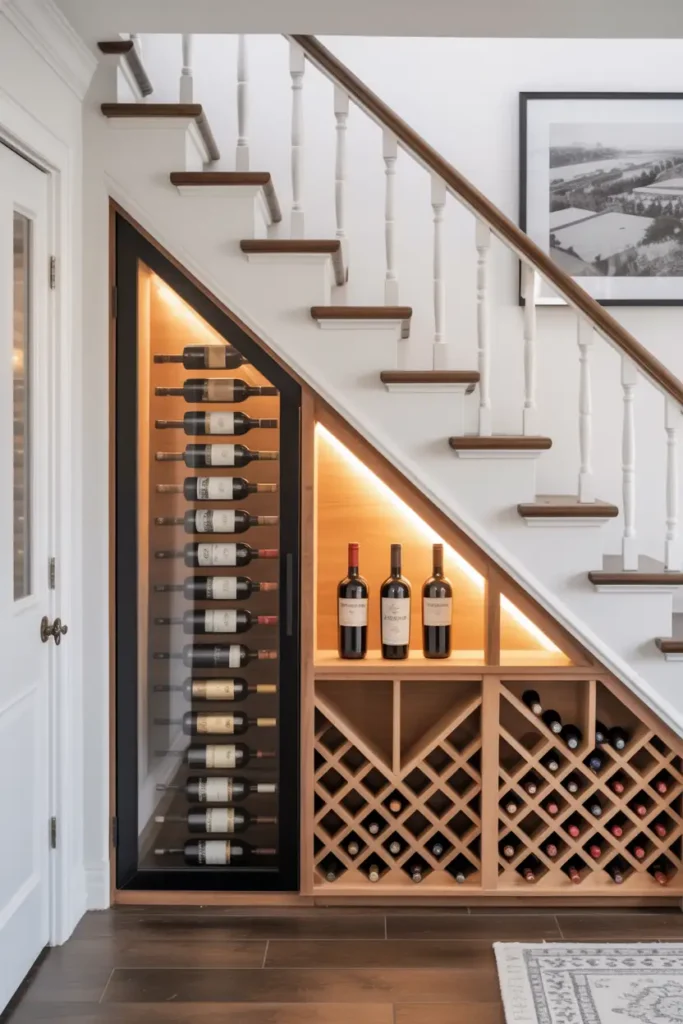 Wine Cellar with Glass Display Door
