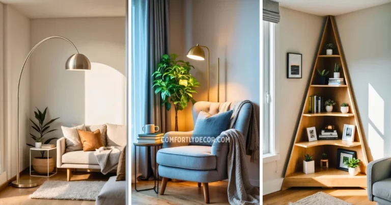 empty corner in living room ideas