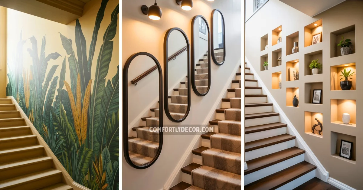 stairs wall decor ideas