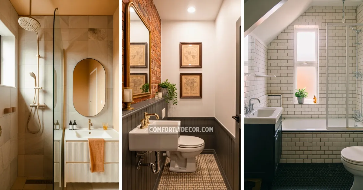 under stairs bathroom