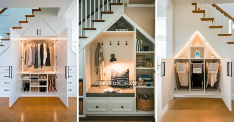 under the stairs closet ideas