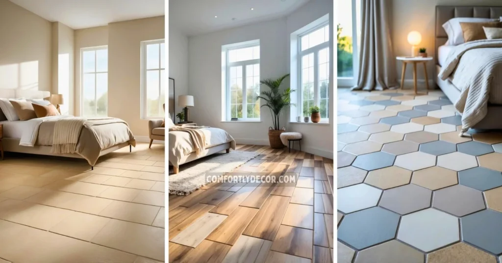 bedroom tiles floor ideas