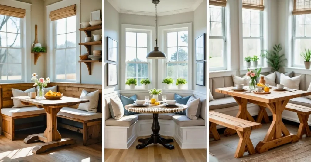 corner breakfast nook ideas