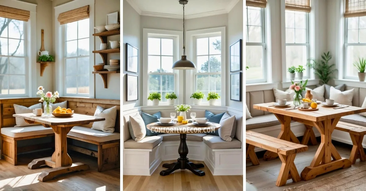 corner breakfast nook ideas