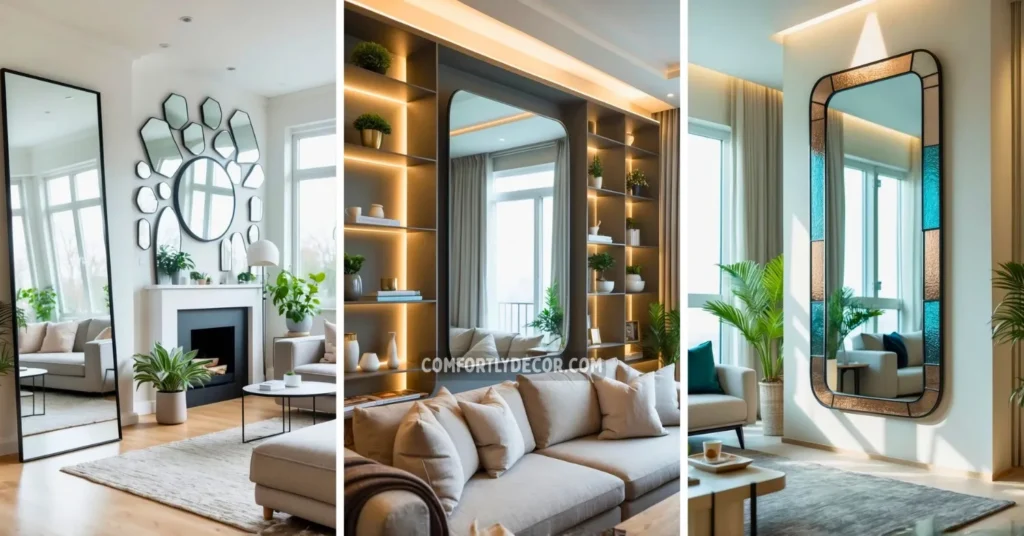 mirror in living room ideas