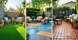 patio floor ideas on a budget