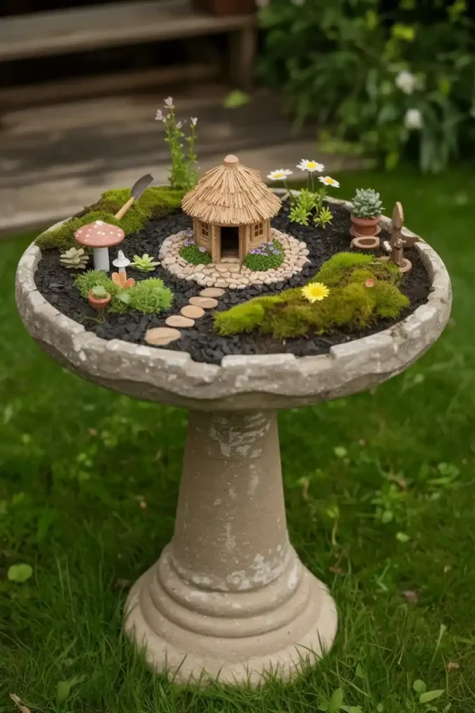 Birdbath Fairy Sanctuary