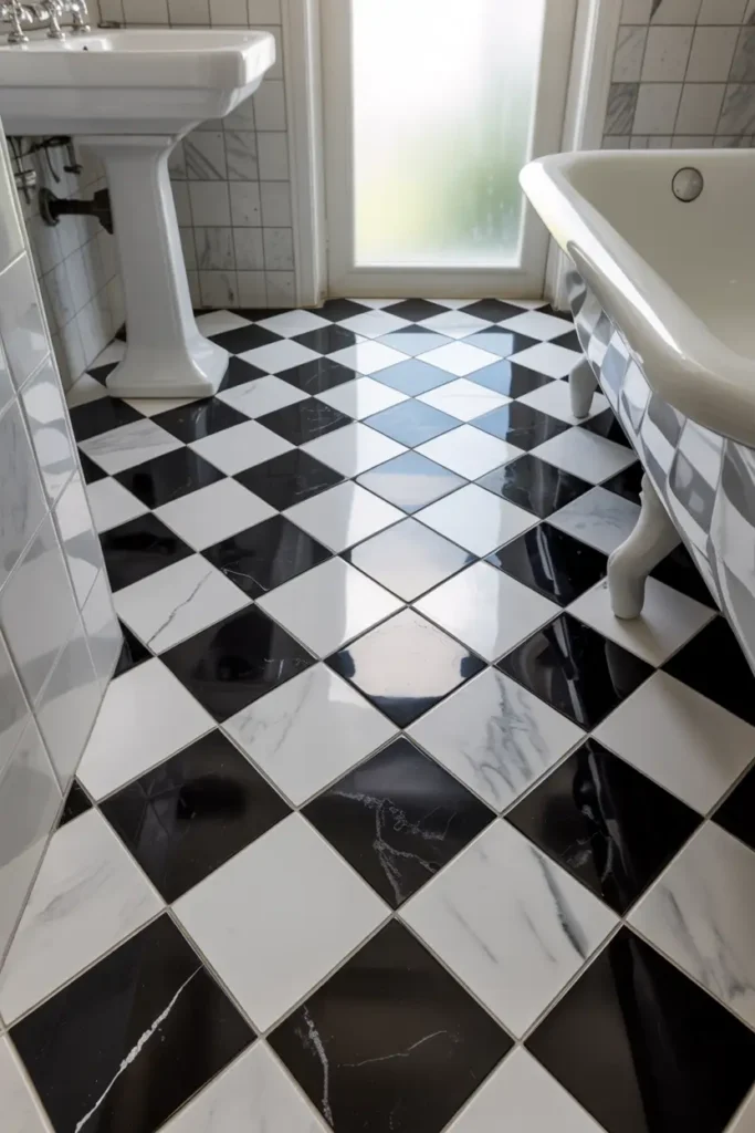 Black and White Checkerboard