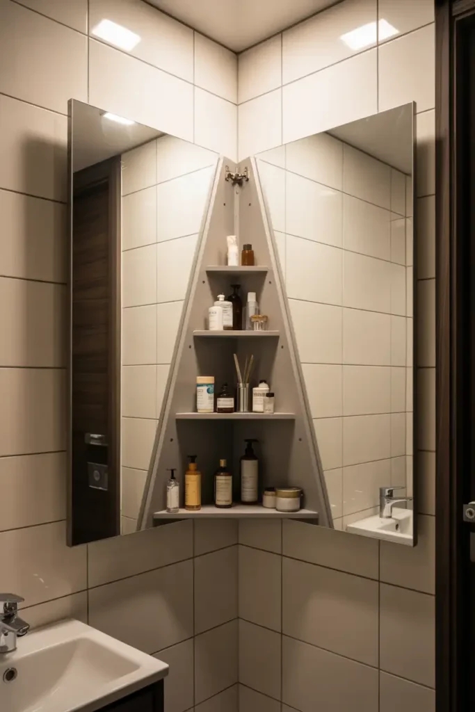 Corner Medicine Cabinet