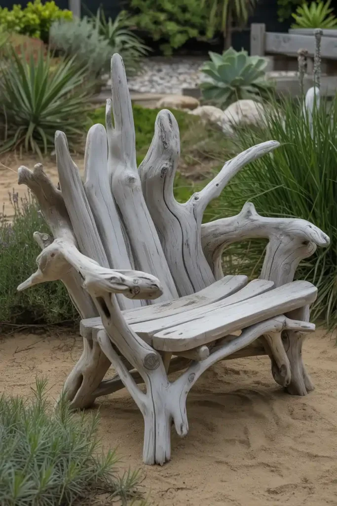 Driftwood Bench