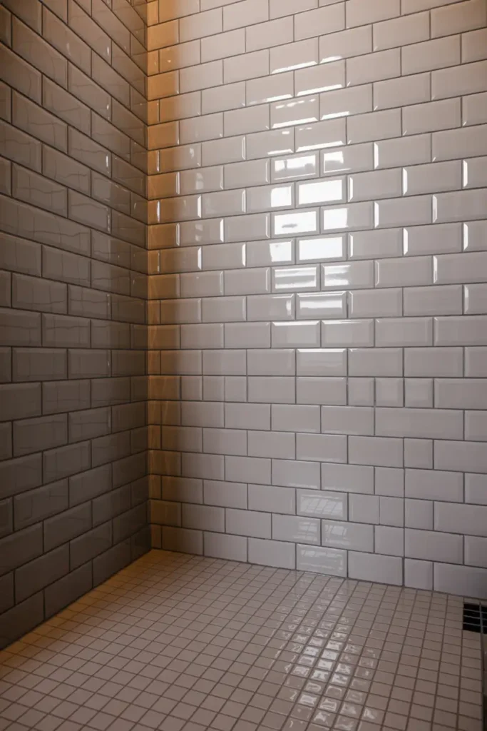 Glossy Wall and Matte Floor Combo