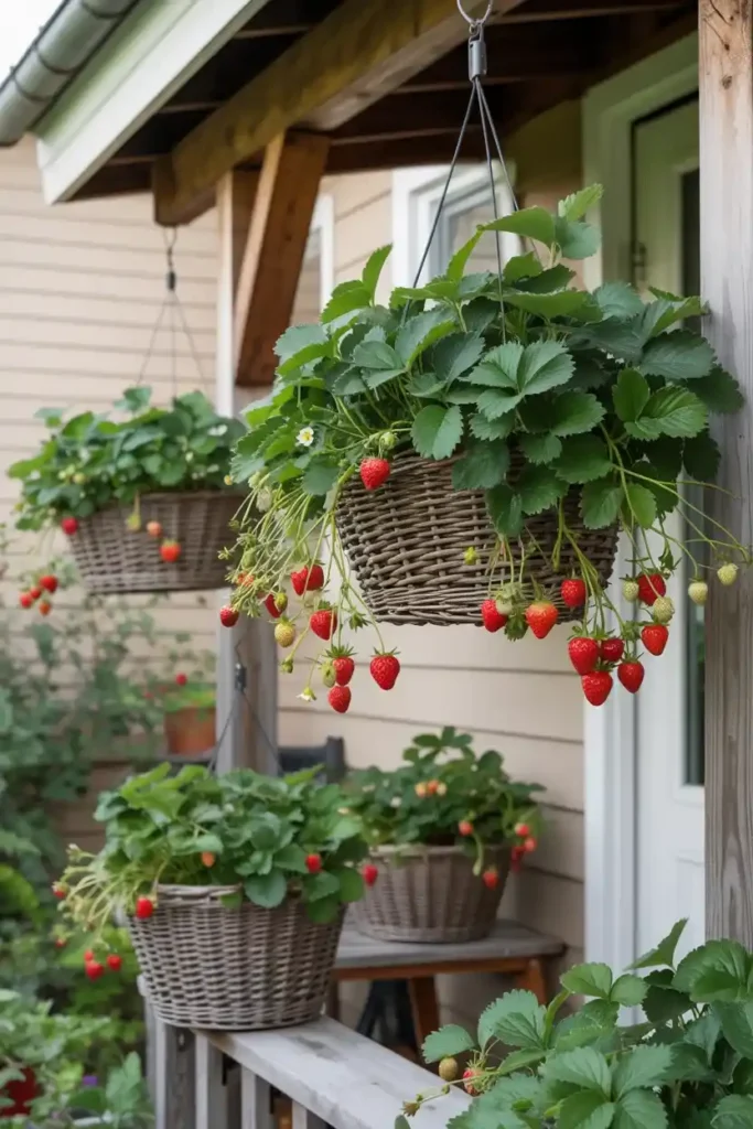 Hanging Baskets for Strawberries