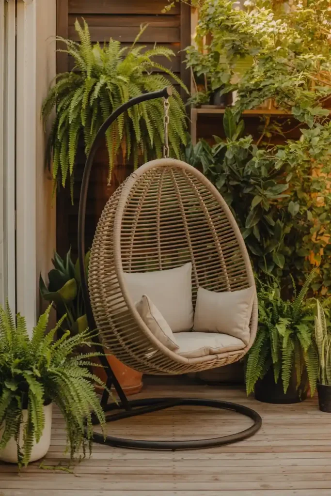 Hanging Egg Chair Nook