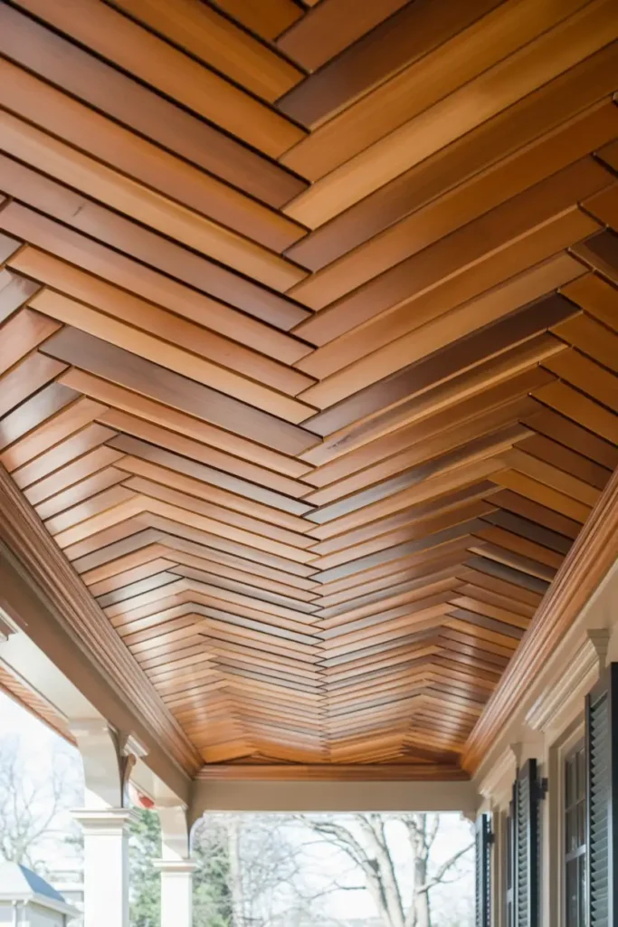 Herringbone Pattern Wood