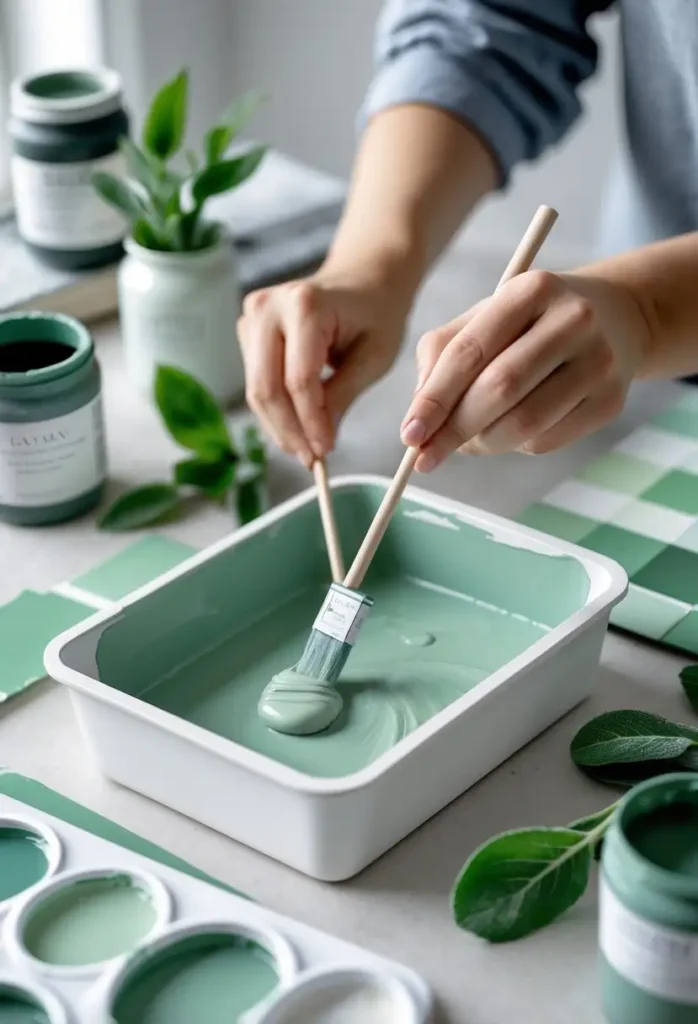 How Make Sage Green Paint