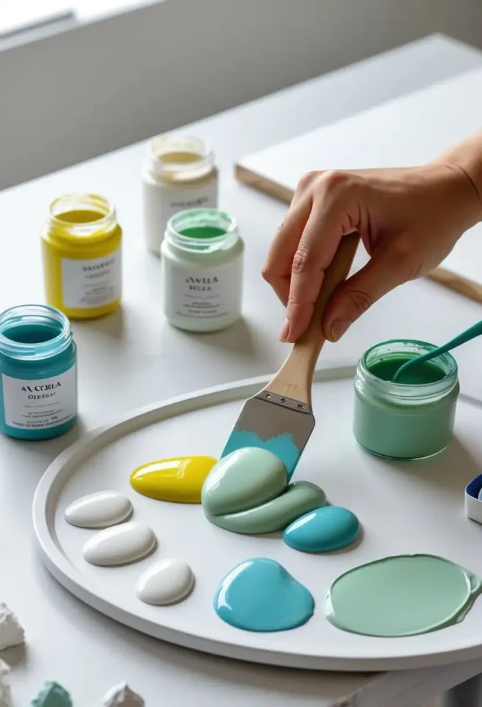 How to Make Sage Green Paint 1
