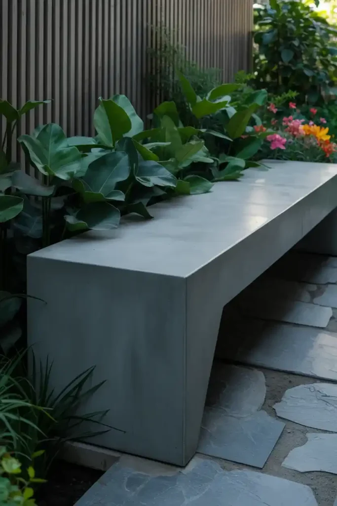 Modern Concrete Bench
