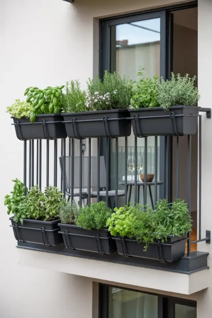 Railing Planters for Balconies