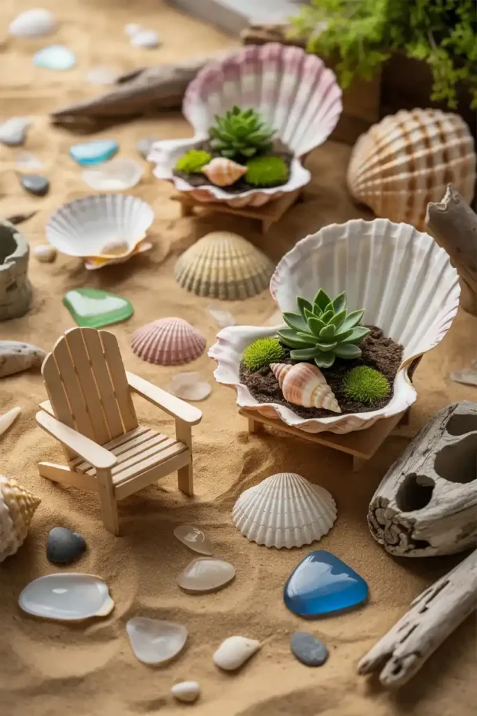 Shell Fairy Garden