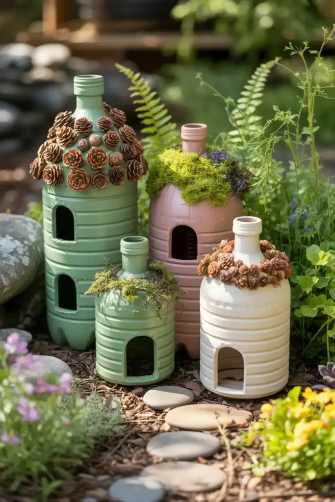 Soda Bottle Fairy House