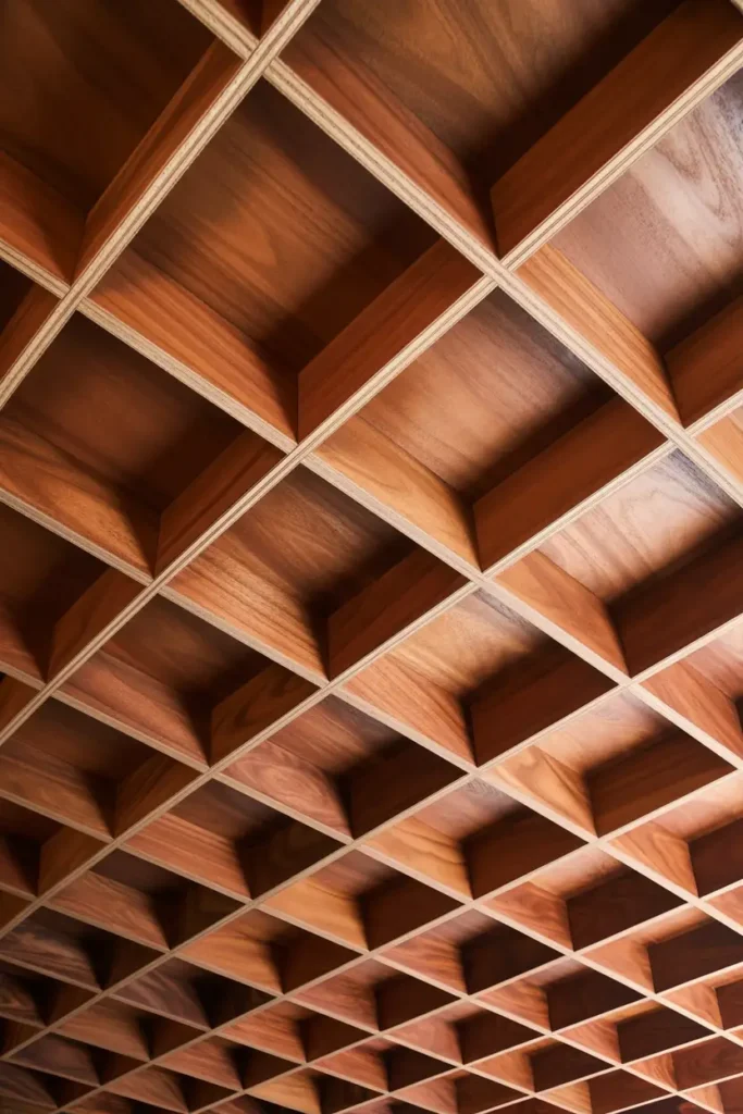 Stained Plywood Squares