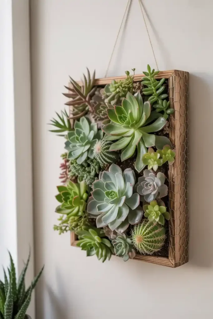 Succulent Picture Frame