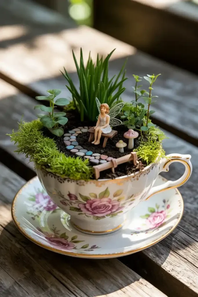Teacup Fairy Garden