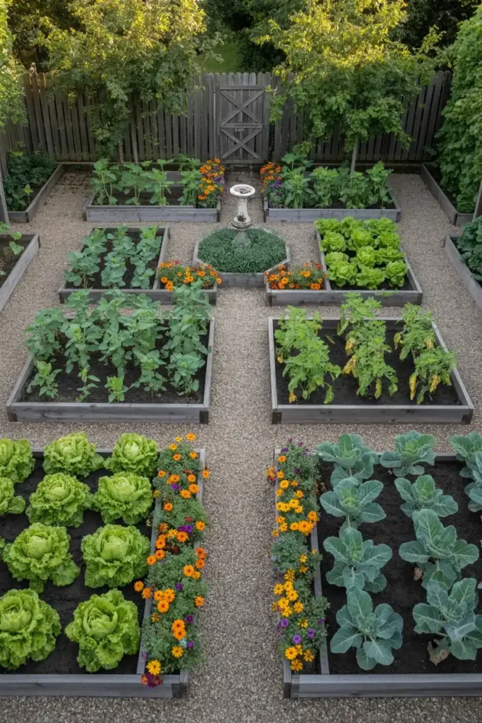 The Classic Potager Layout