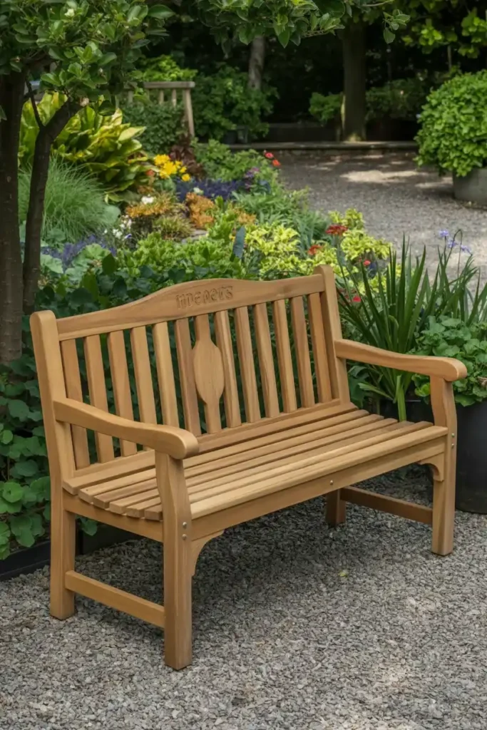 The Classic Teak Garden Bench