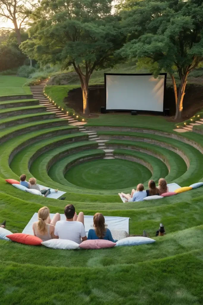The Outdoor Cinema Amphitheater