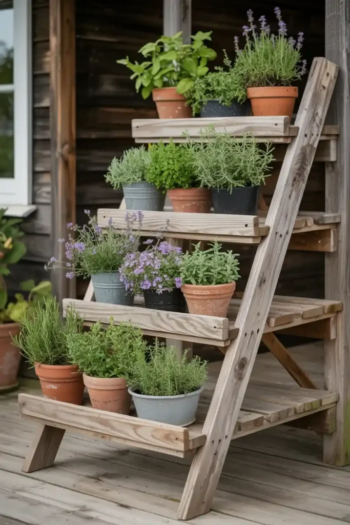 The Tiered Ladder Stand