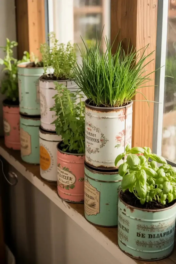 Upcycled Vintage Tea Tins