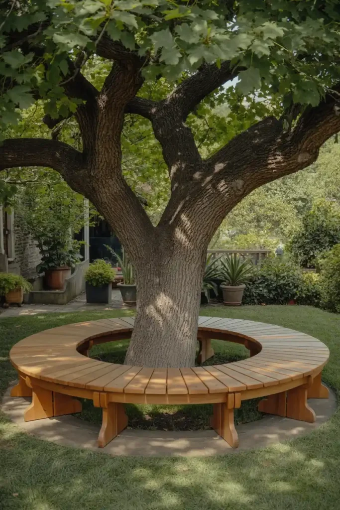 Wrap Around Tree Bench