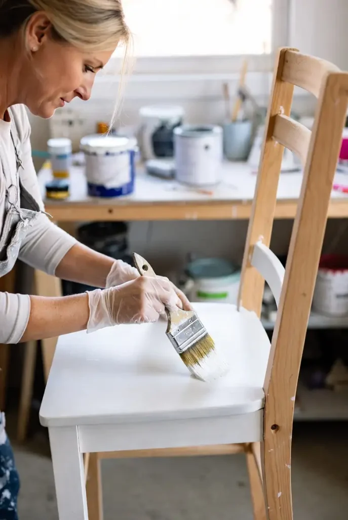 chalk painting furniture 1