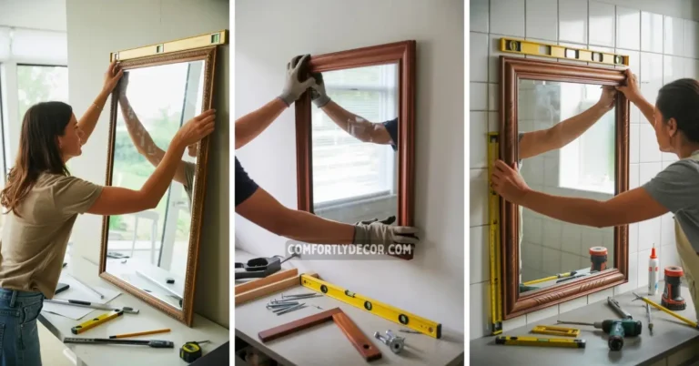 how to frame a mirror