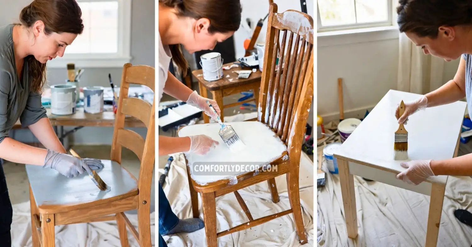 how to paint furniture without sanding