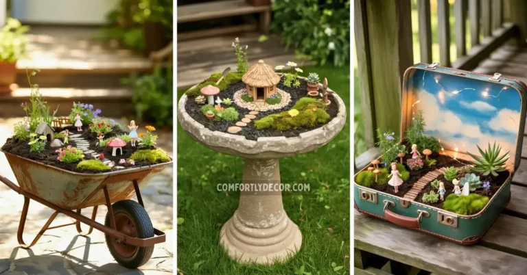 outdoor fairy garden diy