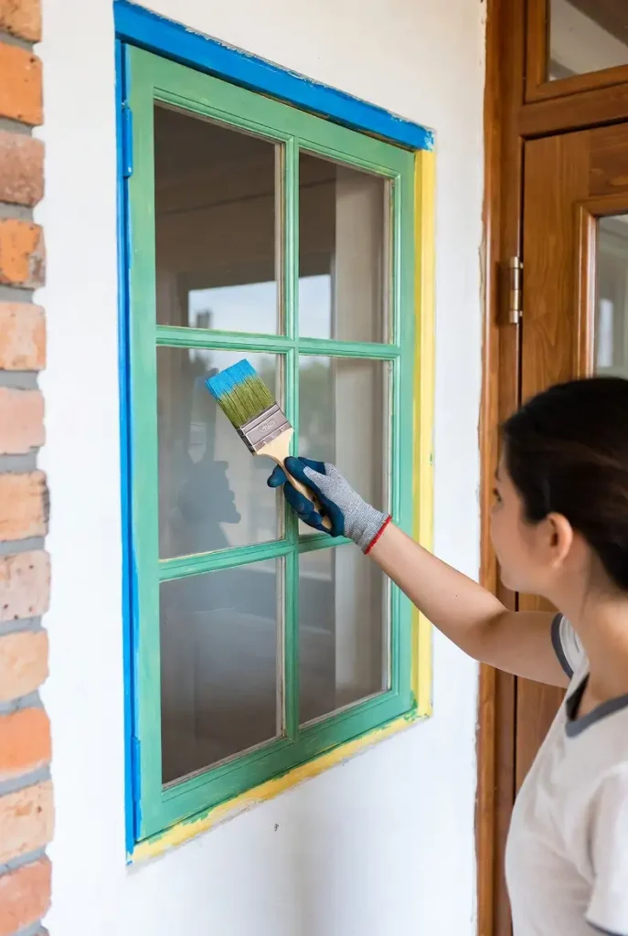 painting window frames 1