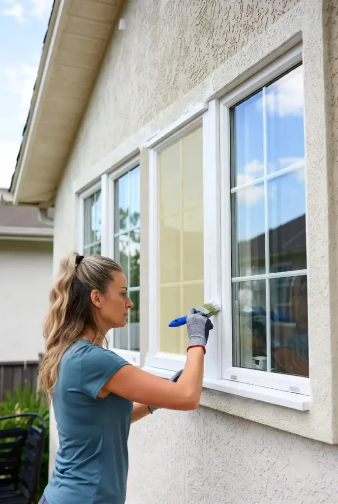 painting window frames