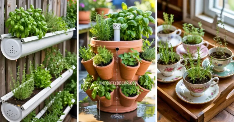 potted herb garden ideas