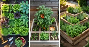 small square garden ideas